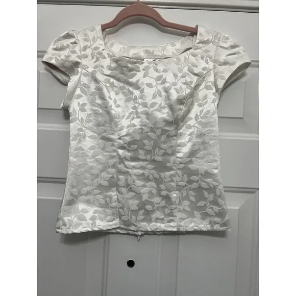 White Concert Youth 10 Jubilus Southern Performance Apparel Top Orchestra Choir‎ - Picture 2 of 5